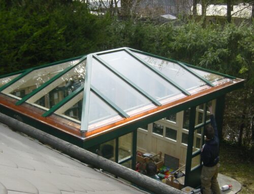 Glashaus – Glaspavillon